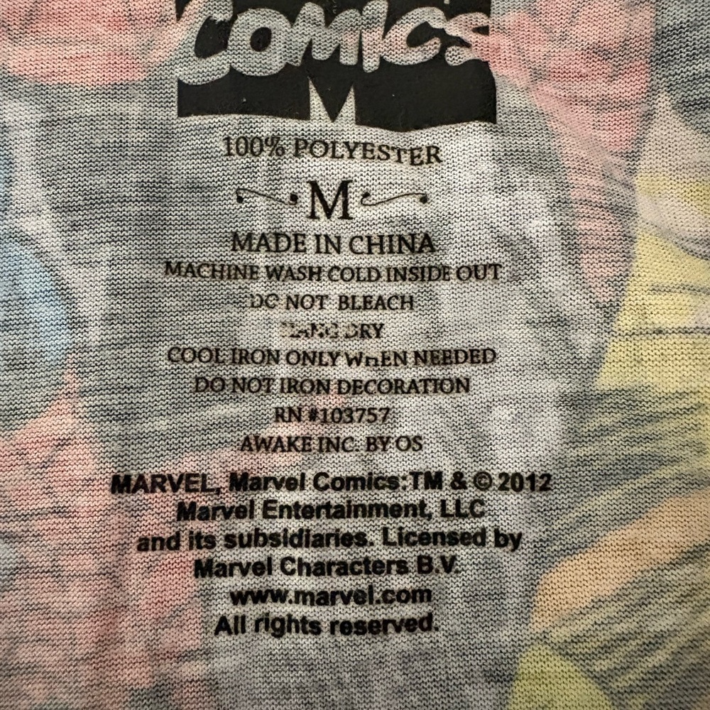 Marvel Multicolor Sequin Comic Top - image 7